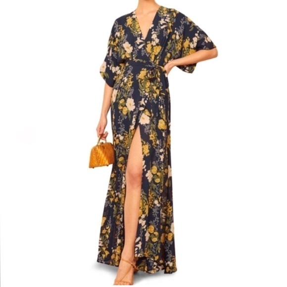 Reformation Winslow Maxi Kimono Dress - Picture 1 of 17